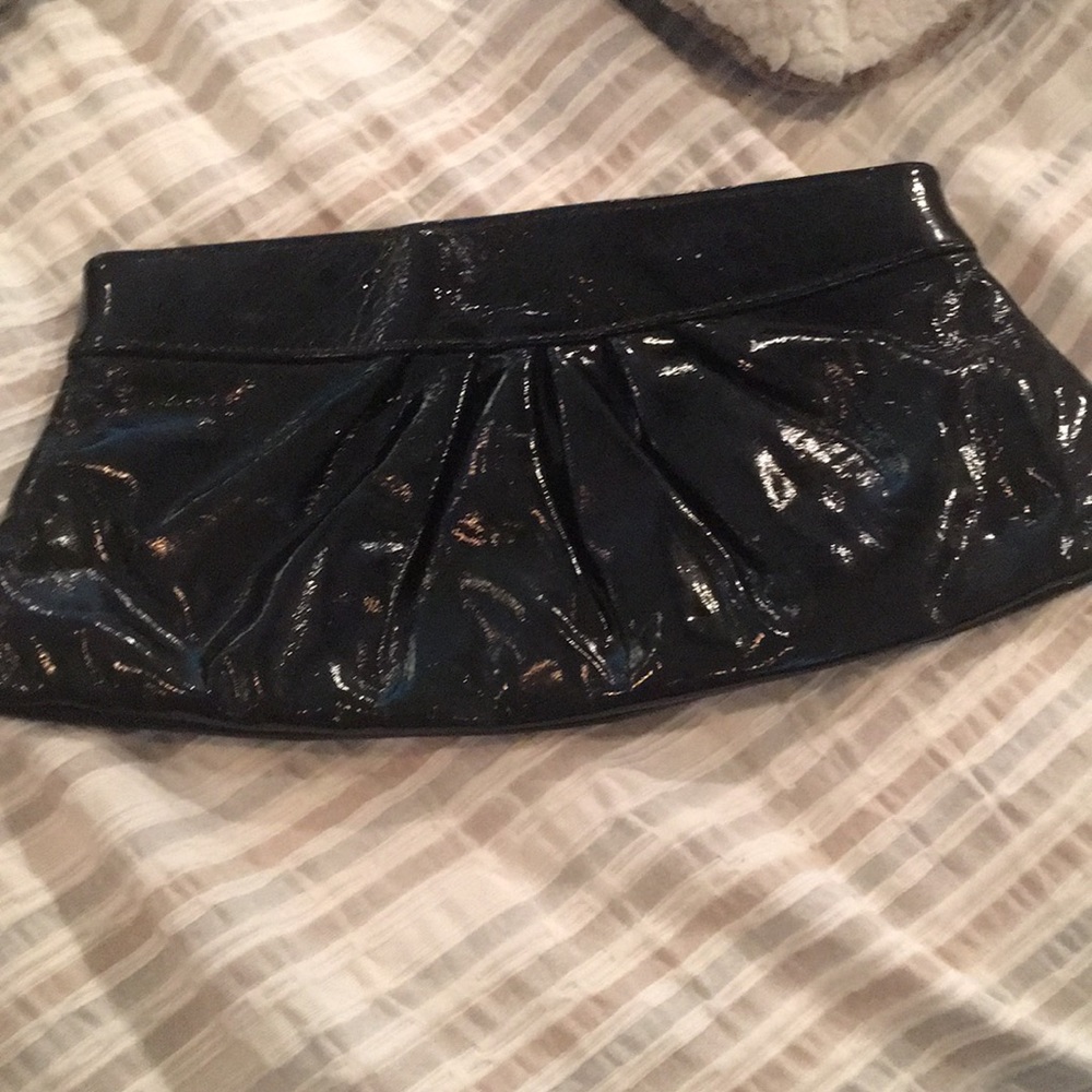Lauren Merkin black clutch
